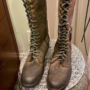 Jeffrey Campbell Ibiza Tall Lace Up Leather Boot 8